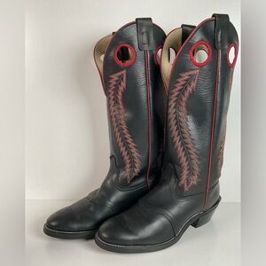 Vintage Texas Brand Buckaroo Cowboy Boots 10.5 EE USA Made